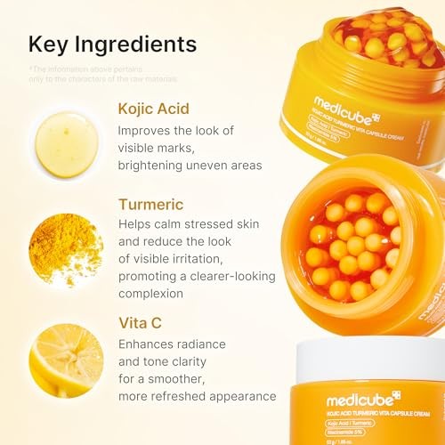 Medicube Kojic Acid Turmeric Vita Capsule Cream (53g)