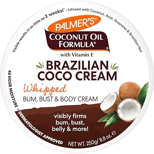 Palmer's Brazilian Coco Cream: Moisturizing, Whole Body Application, for Normal & Dry Skin, 8.8oz Jar