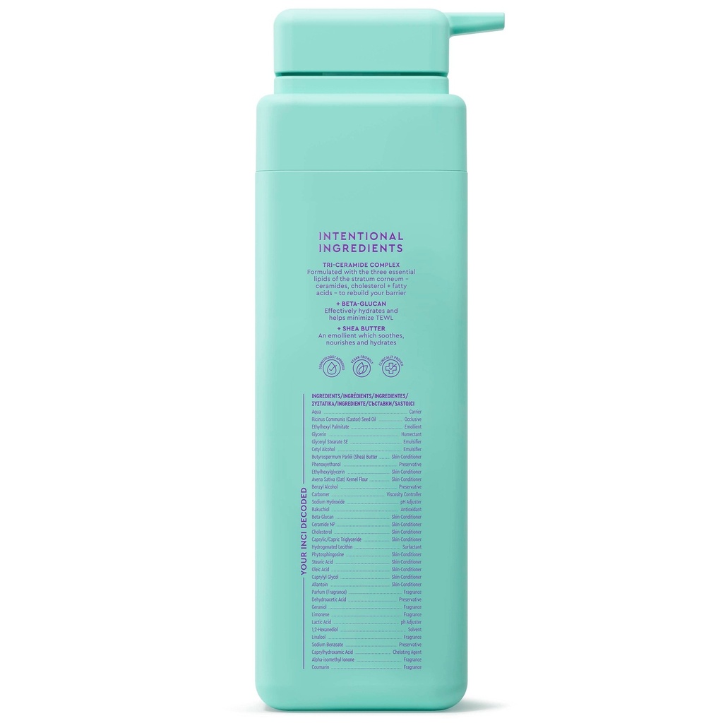 BYOMA Hydrating Body Lotion 13.52 Fl Oz: Fresh Scent, for Normal & Dry Skin, Alcohol-Free, Whole Body Use
