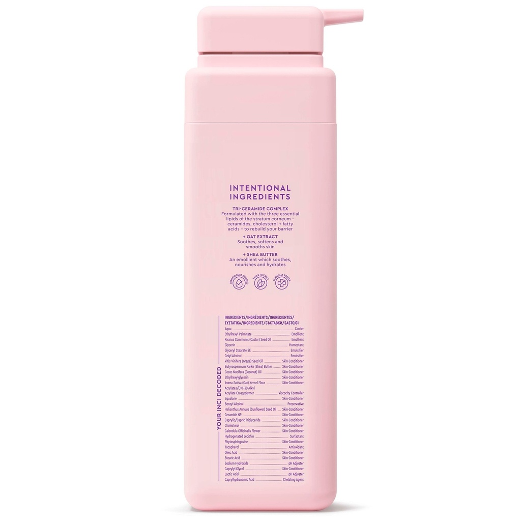 BYOMA Sensitive Body Lotion - 13.52 Fl Oz: Hydrating, Whole Body Application, Bottle with Ceramides, Unscented