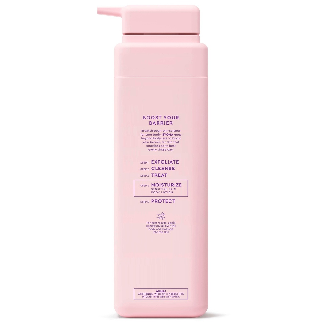 BYOMA Sensitive Body Lotion - 13.52 Fl Oz: Hydrating, Whole Body Application, Bottle with Ceramides, Unscented