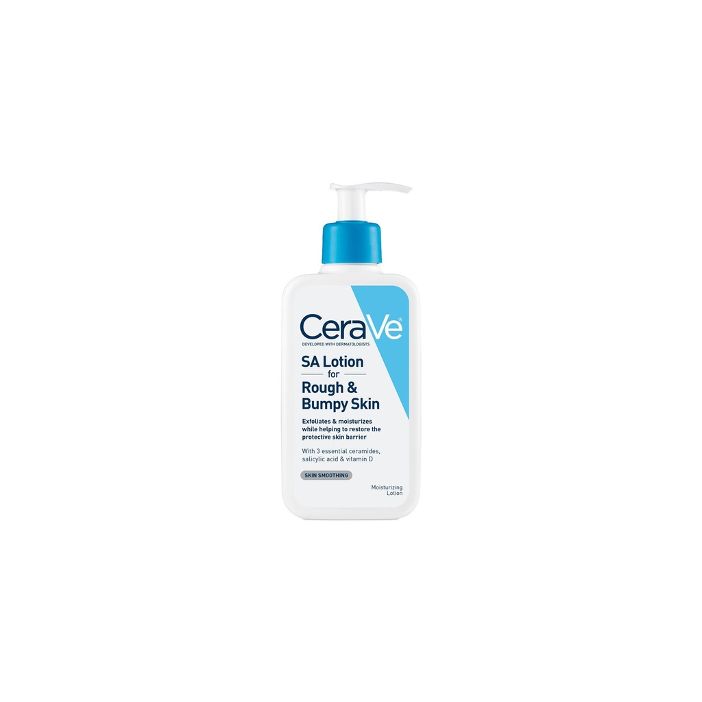 CeraVe SA Body Lotion for Rough and Bumpy Skin - Fragrance Free - 8 Fl Oz: Contains Hyaluronic Acid, Contains Ceramides, Noncomedogenic, Aluminum-Free