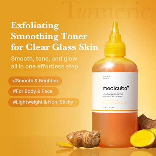 Medicube Kojic Acid Turmeric Resurfacing Toner (250ml)