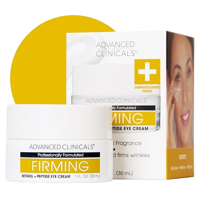 Advanced Clinicals Firming Retinol + Peptide Eye cream