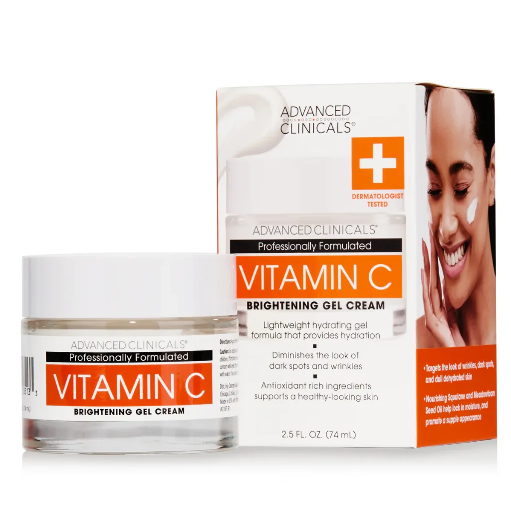 Advanced Clinicals Vitamin C Brightening Gel-Cream