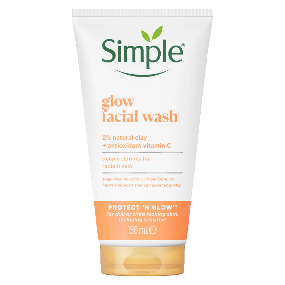 Simple vc glow facial wash