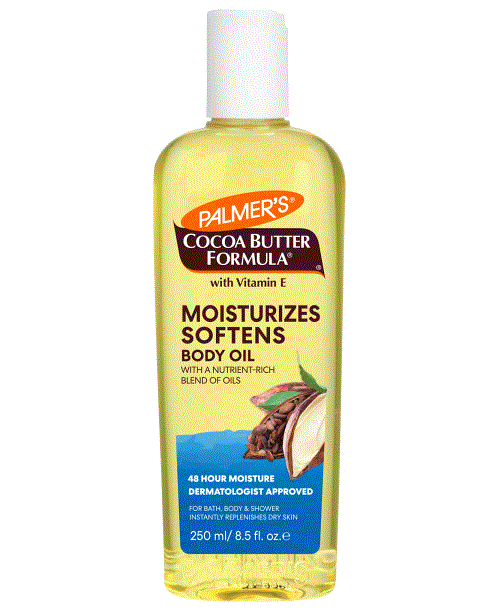 Palmers cocoa butter Moisturizes Softens Body oil
