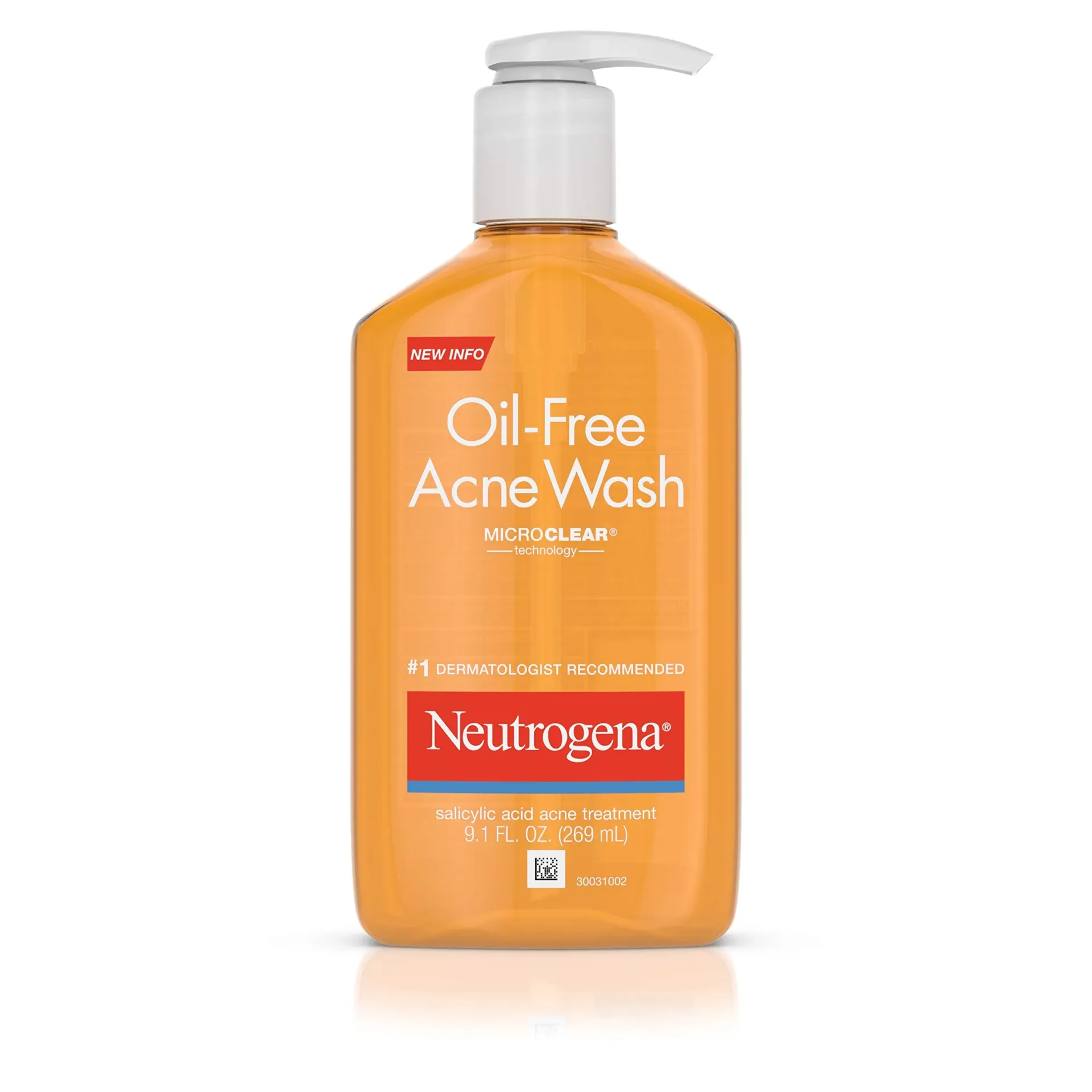 Oil free acne wash