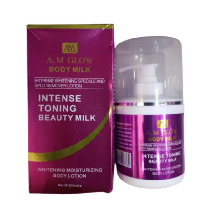 A.M glow body milk