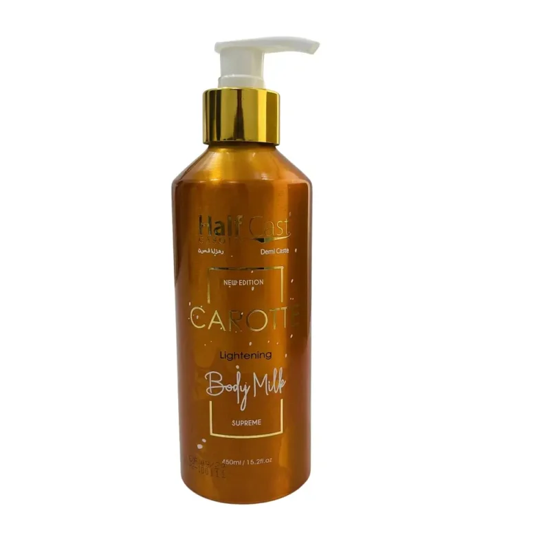 Half cast carotte body milk
