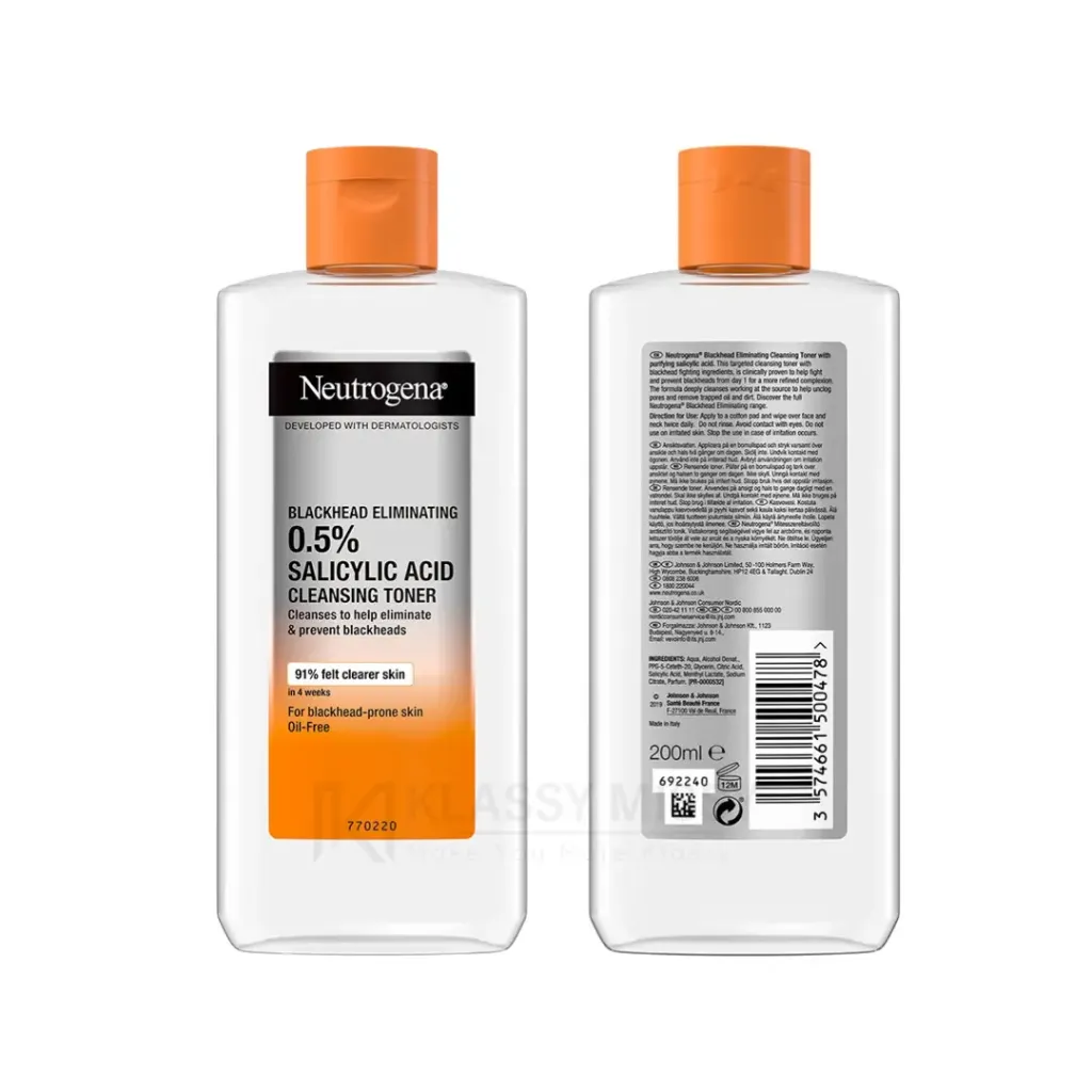 Neutrogena Salicylic Acid Cleansing Toner