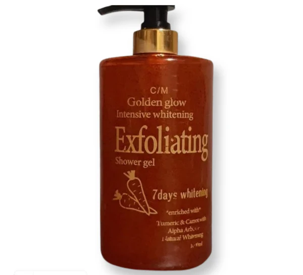 Golden glow Exfoliating shower gel