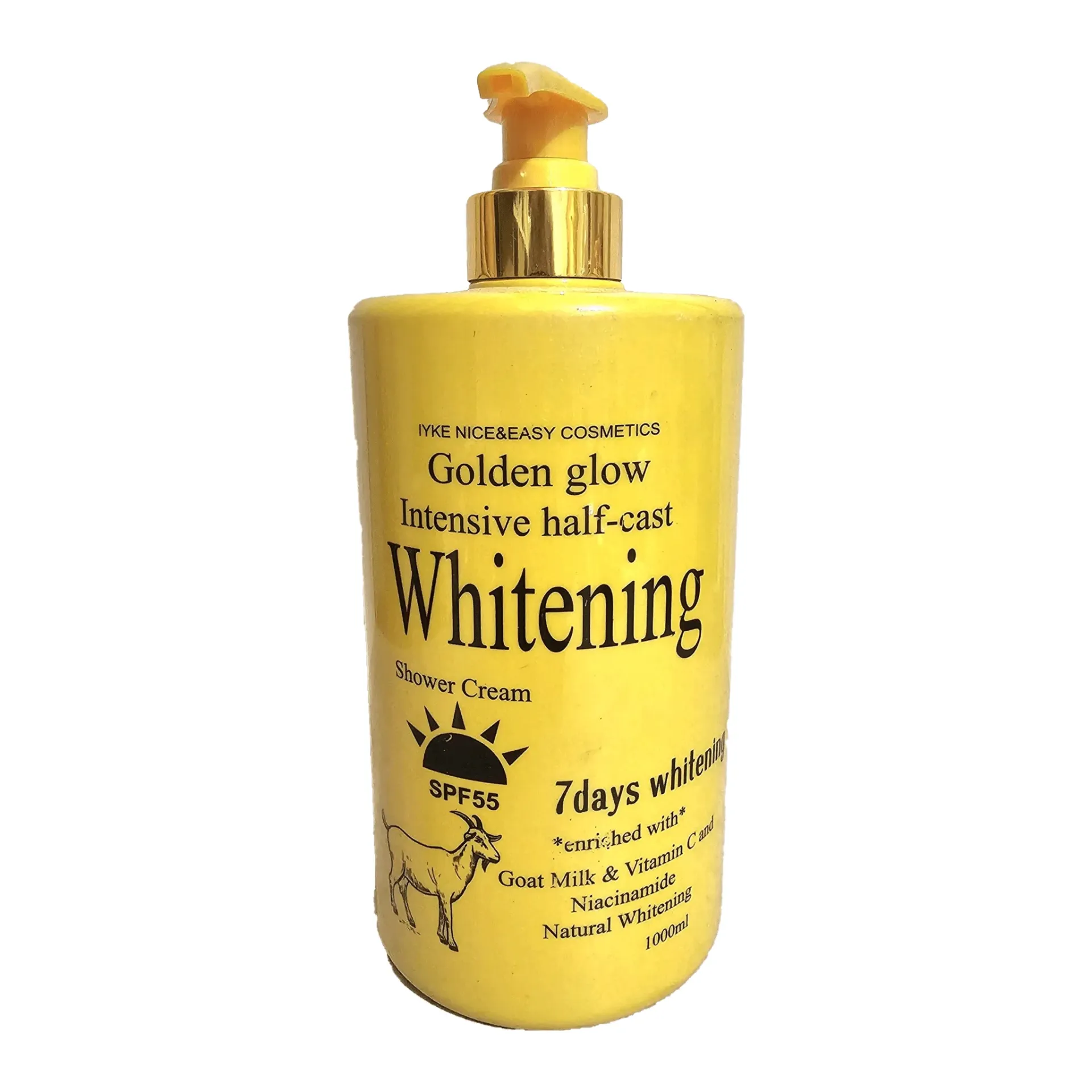 Golden Glow whitening shower cream SPF55